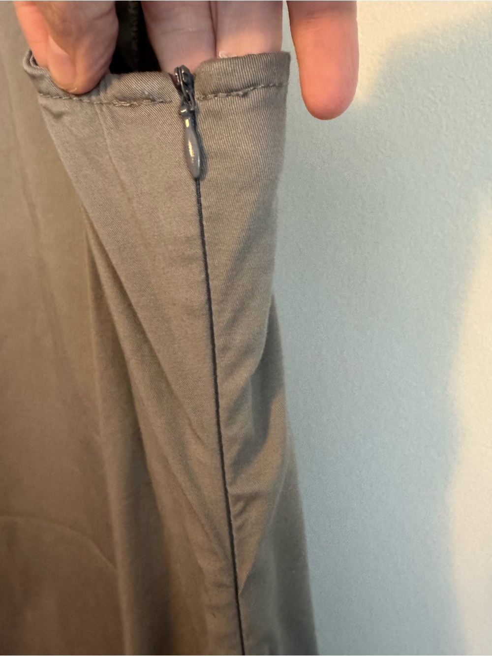 Rundholz Avant-Garde Balloon Cargo Pocket Dress Khaki Gray XL Lagenlook - Picture 8 of 15